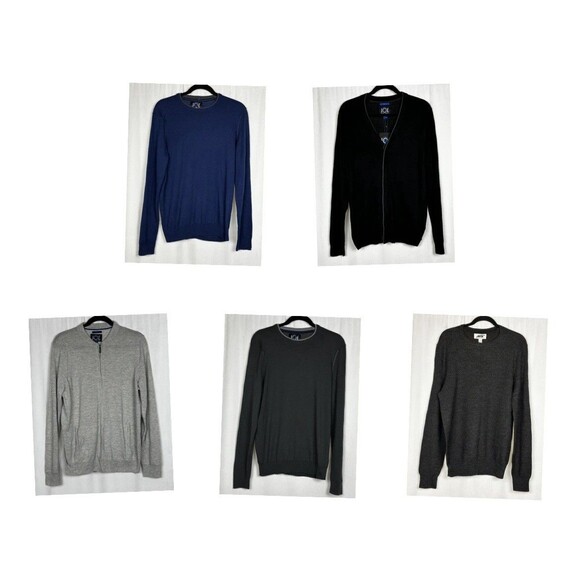 Lot of 5 Joseph Abbound Men’s Size Medium Sweaters - Picture 1 of 16